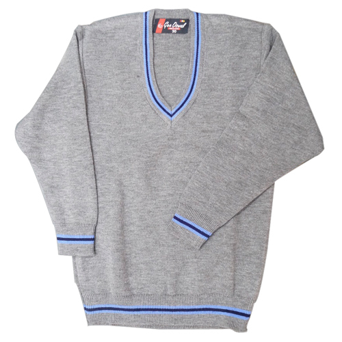 V Neck School Uniform Sweater 